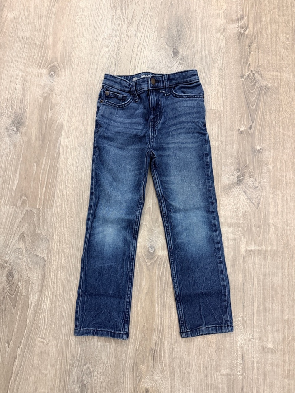 Cat & Jack Slim Fit Jeans With Adjustable Waist Size 7